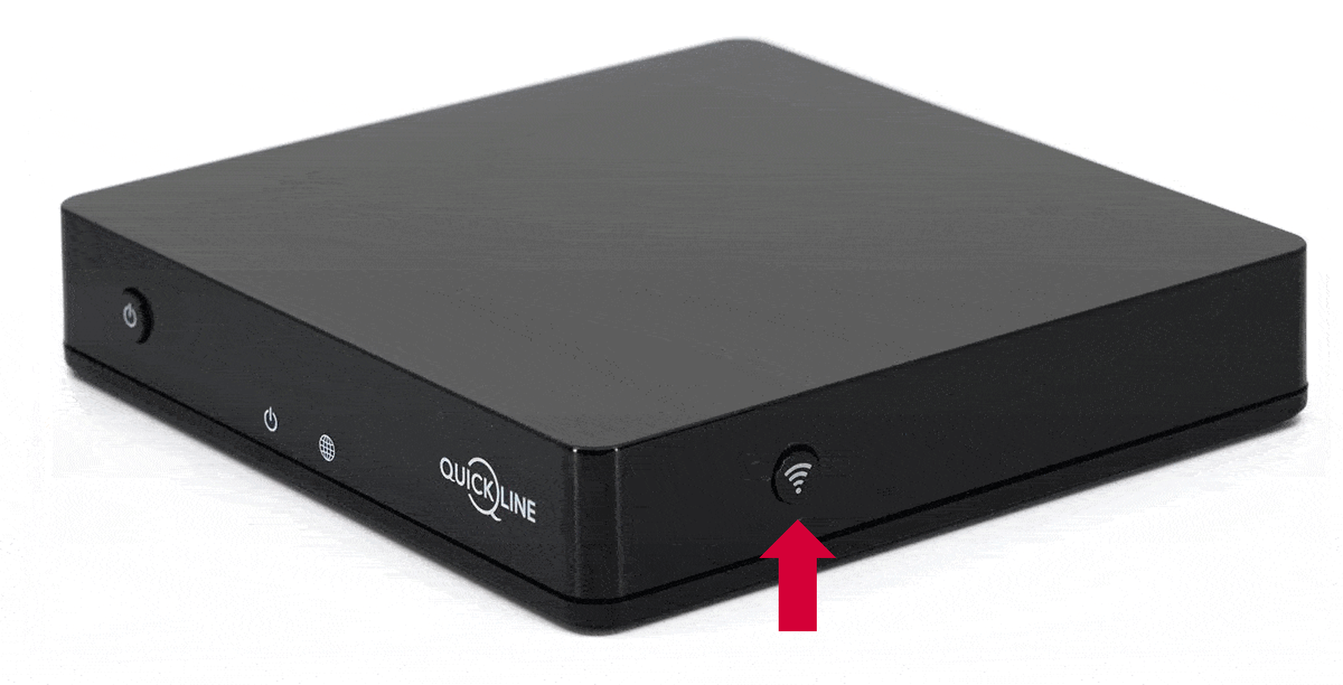 Seitlicher Knopf an TV-Box